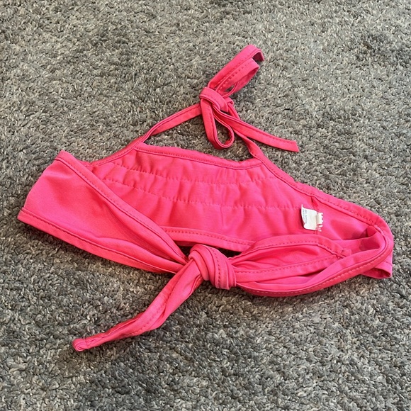 Neon Pink Toddler Bikini Set - Picture 3 of 9